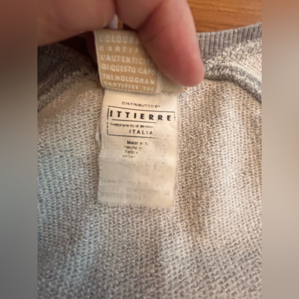 Galliano Light Gray Embellished Sweater - Picture 5 of 12